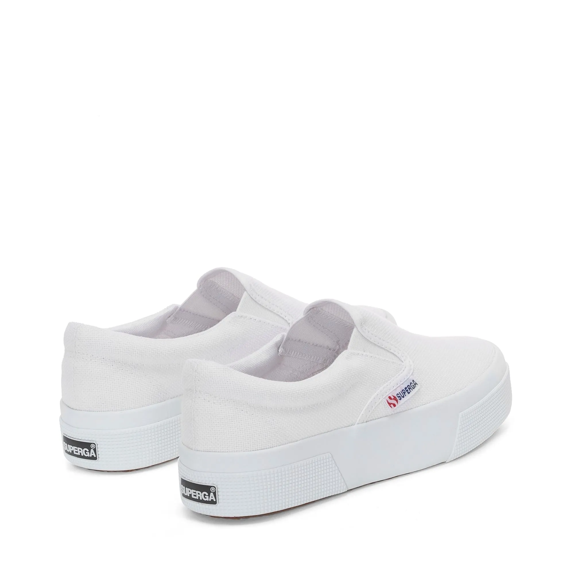 2740 PLATFORM SLIPON - Lady Shoes - Wedge - Woman - WHITE