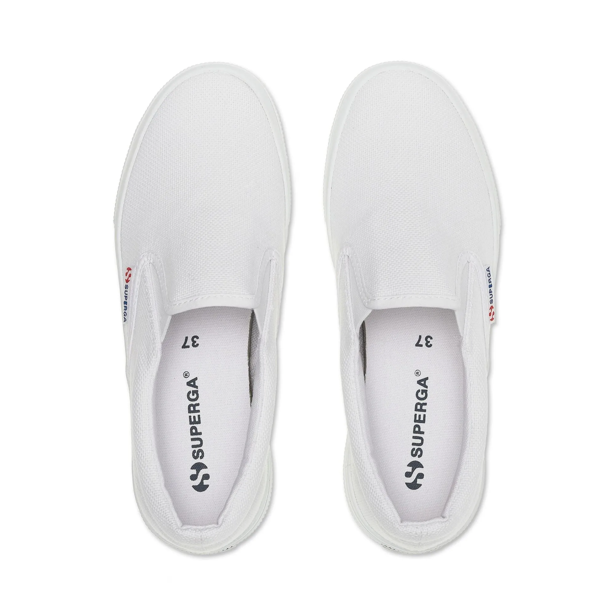 2740 PLATFORM SLIPON - Lady Shoes - Wedge - Woman - WHITE