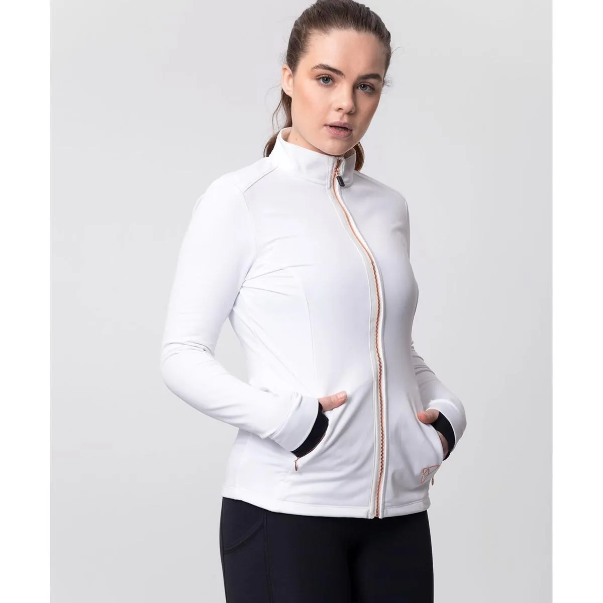 Boudavida Resolve Zipped Sports Jacket White