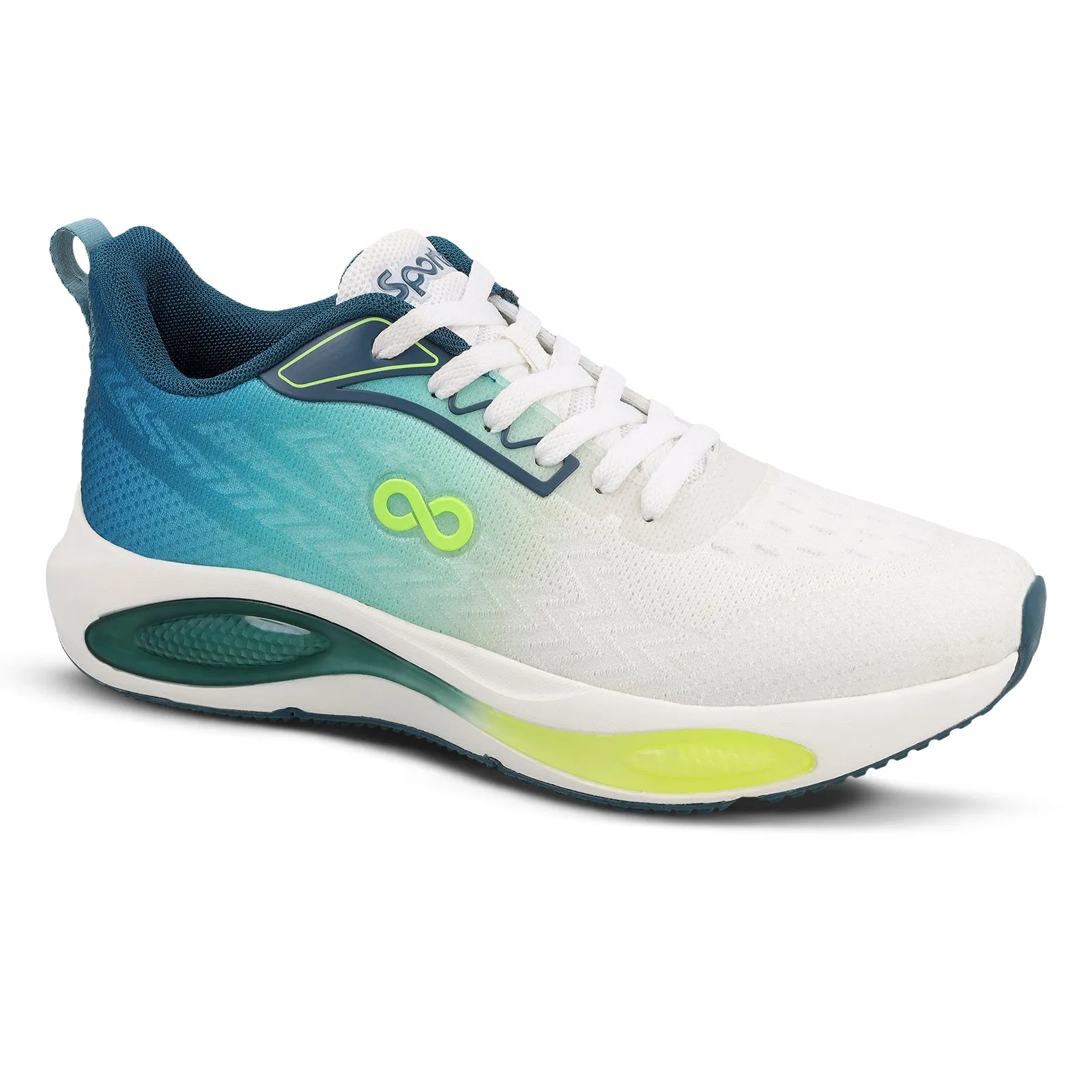 TOMAX Men's Lace-up Sports Shoe - WS9159 Teal Green