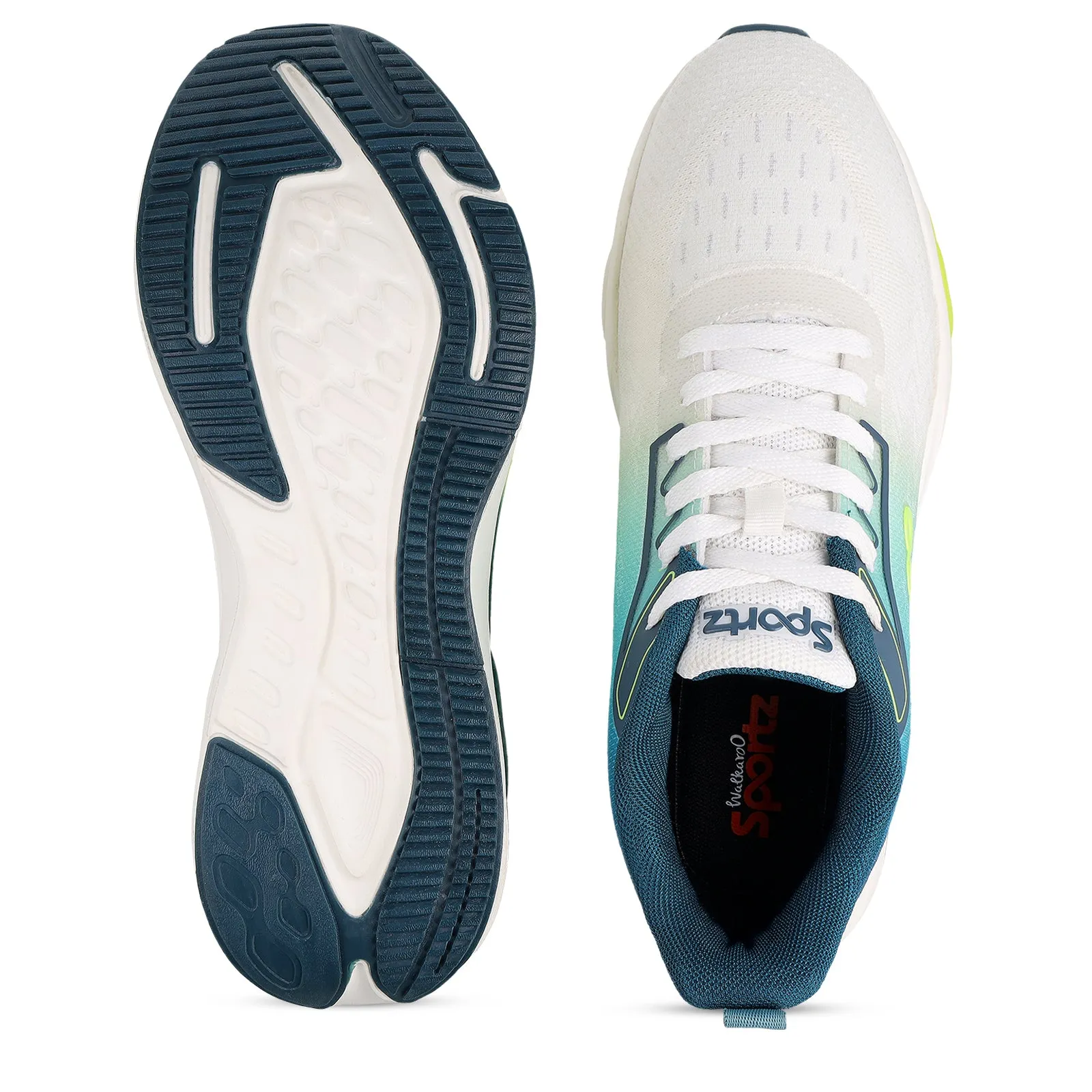 TOMAX Men's Lace-up Sports Shoe - WS9159 Teal Green