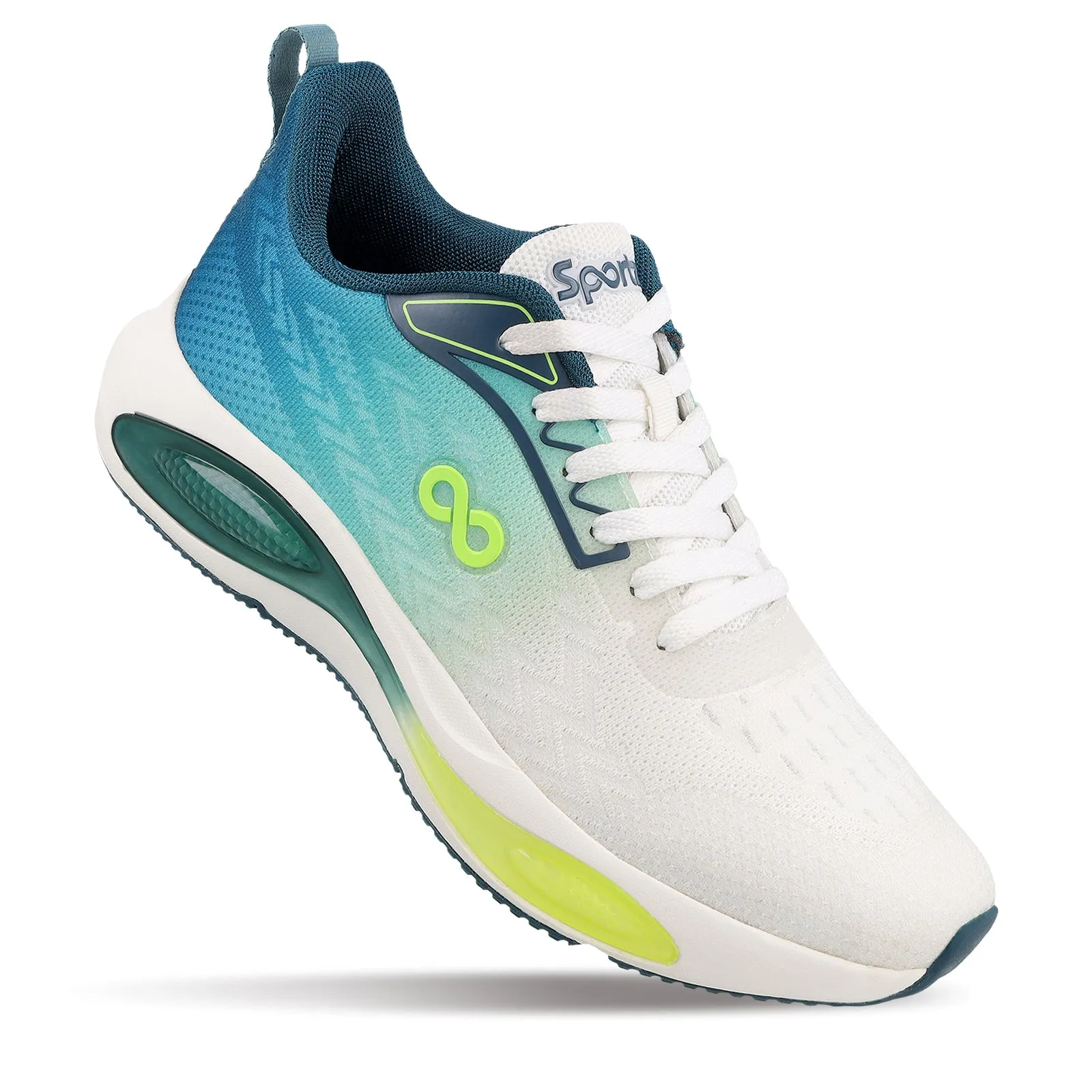 TOMAX Men's Lace-up Sports Shoe - WS9159 Teal Green