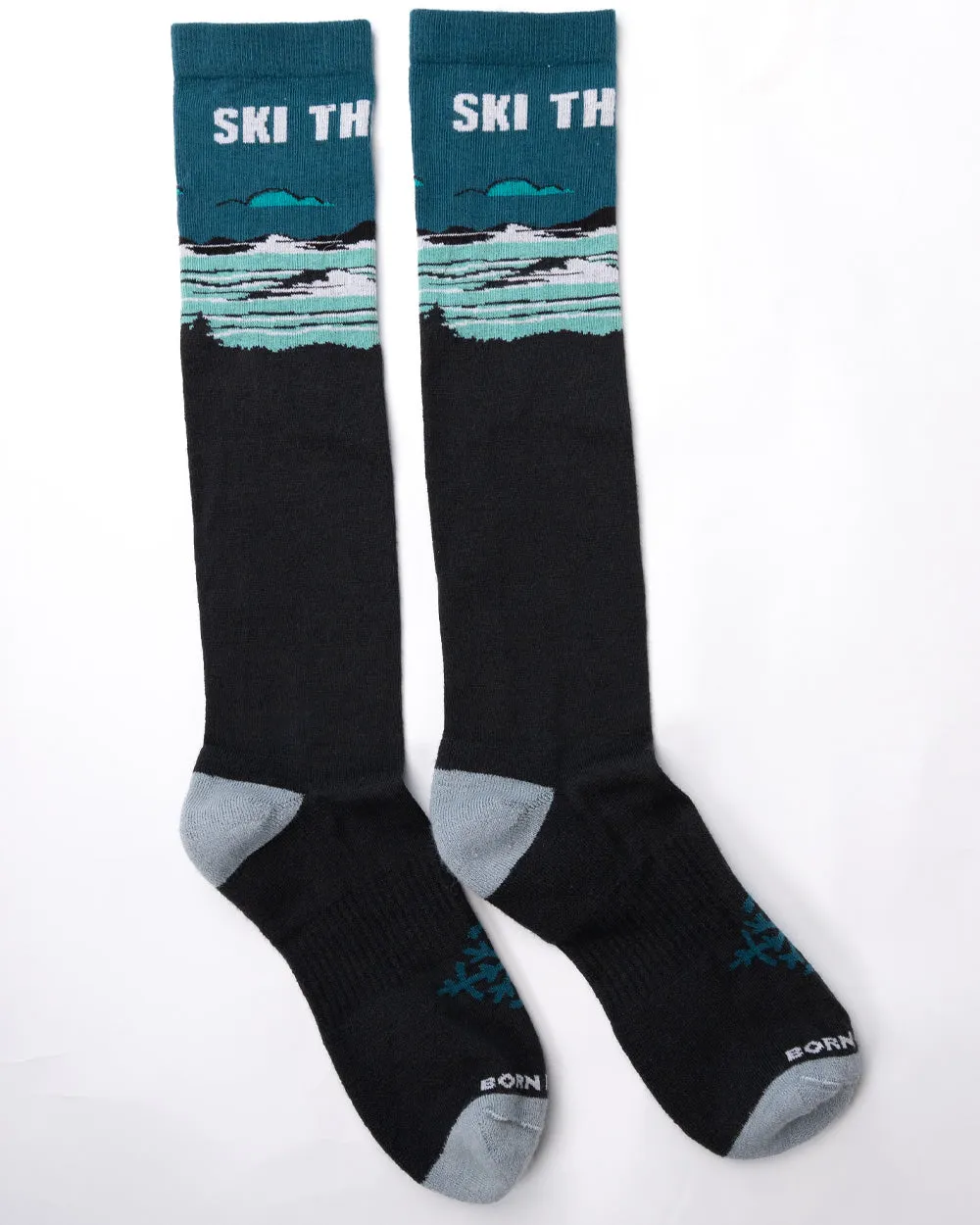 Upslope Lightweight Ski Socks 3 Pack - Dawn Patrol