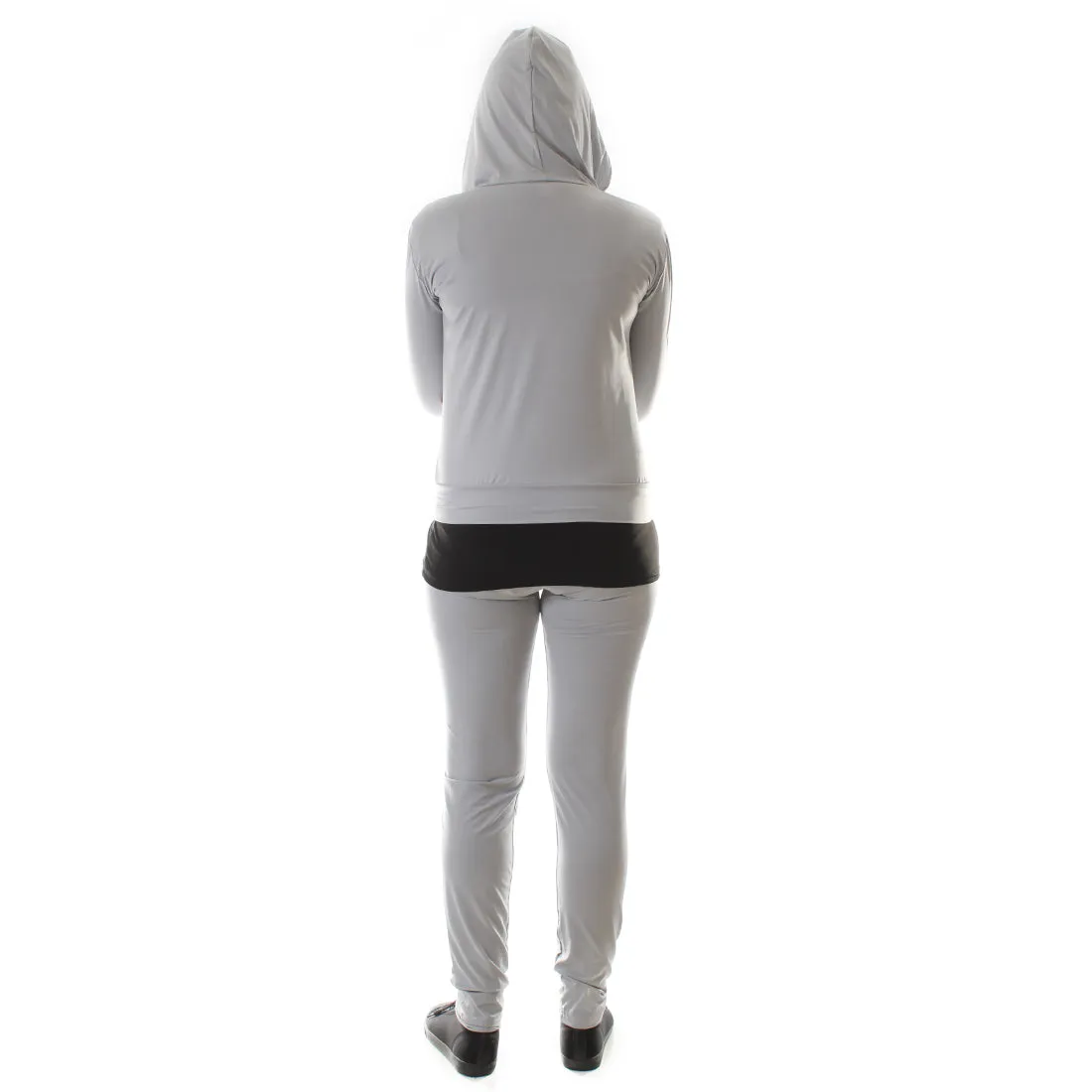 Women's Workout 3 Piece Set/ gray -6220